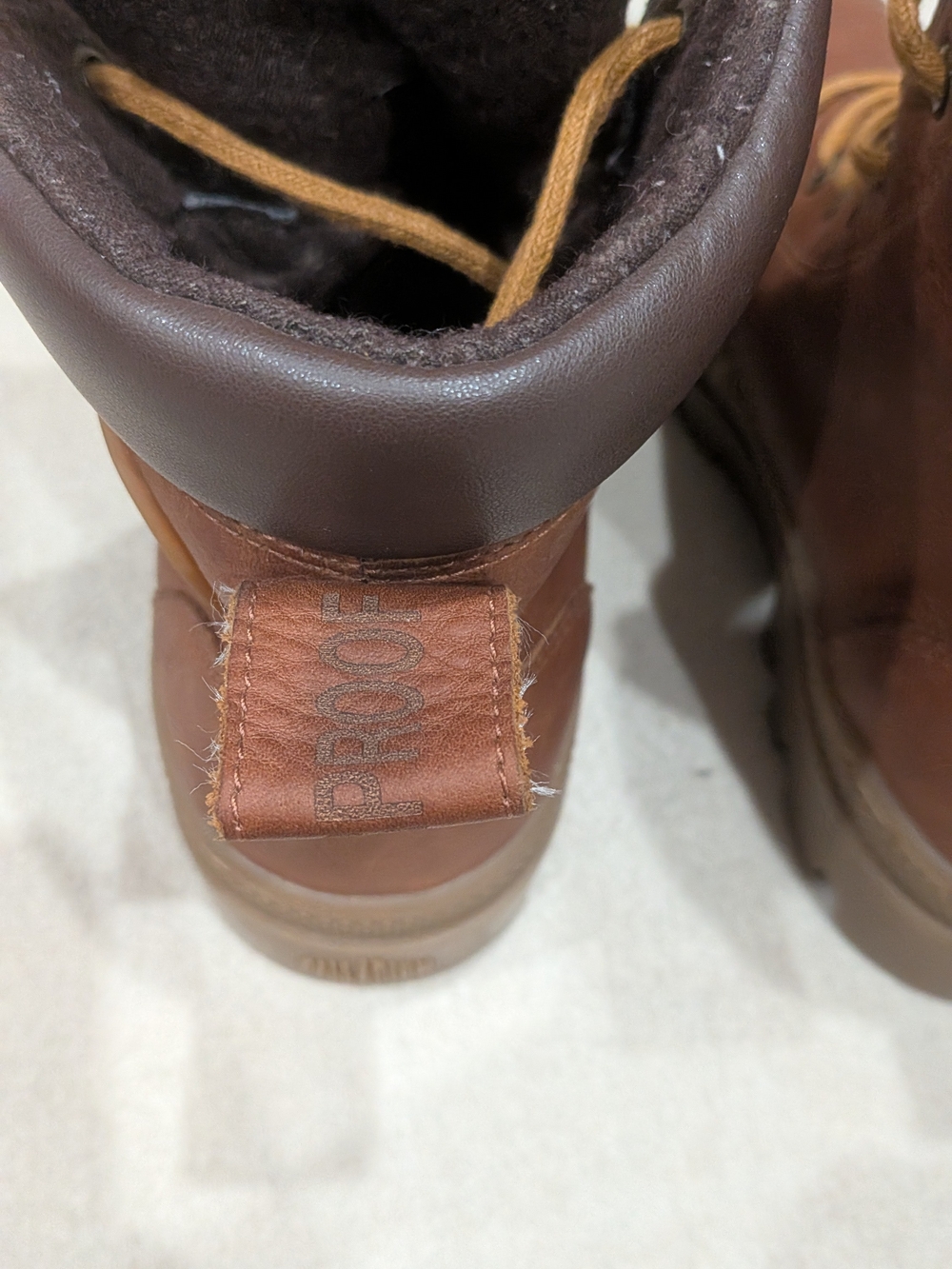 Palladium Men’s Brown Leather Lace-Up Boots - Picture 5 of 12